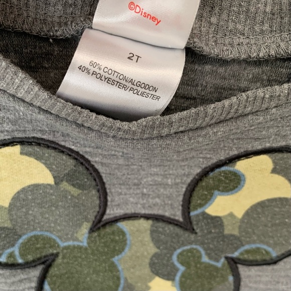 Mickey Mouse Camouflage SweatPants Set, Size 2T, PreLoved, Good Condition - Picture 6 of 7